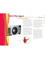 Preview for 2 page of InFocus Work Big IN42+ Brochure & Specs