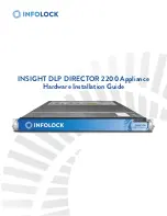 Preview for 1 page of Infolock Insight DLP Director 2200 Hardware Installation Manual