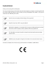 Preview for 2 page of inform ETR EVO Series Installation And Operating Manual