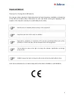 Preview for 2 page of inform PDSP 33010 Installation And Operating Manual