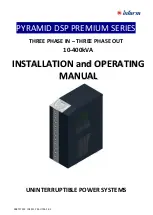 inform PYRAMID DSP PREMIUM Series Installation And Operating Manual preview