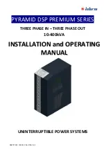 Предварительный просмотр 1 страницы inform PYRAMID DSP PREMIUM Series Installation And Operating Manual