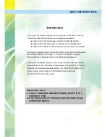 Preview for 2 page of Infortrend EonStor A16F Quick Installation Manual