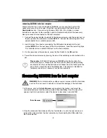 Предварительный просмотр 7 страницы InfoSafe SAT3510U2 Instruction Manual