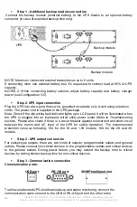 Preview for 54 page of INFOSEC UPS SYSTEM 67333N1 User Manual