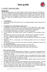 Preview for 2 page of INFOSEC UPS SYSTEM E3 PRO RT 1000 VA User Manual