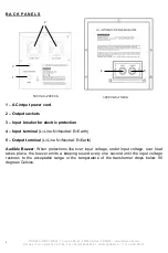 Preview for 6 page of INFOSEC UPS SYSTEM R2 Pro 10000VA User Manual