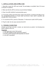 Preview for 7 page of INFOSEC UPS SYSTEM R2 Pro 10000VA User Manual