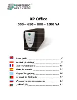 INFOSEC XP OFFICE 1000 VA User Manual preview