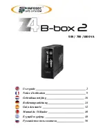 INFOSEC Z4 B-box 1000 VA User Manual preview