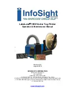 InfoSight LabeLase 1000 Vector Operation & Maintenance Manual предпросмотр