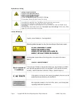 Preview for 4 page of InfoSight LabeLase 1000 Vector Operation & Maintenance Manual