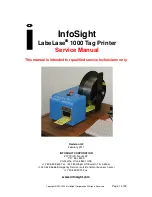InfoSight LabeLase 1000 Service Manual preview