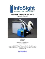 InfoSight LabeLase 1000Exhaust Operation Manual preview