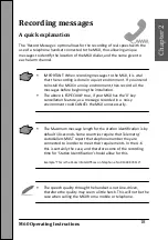 Preview for 18 page of Infotel M60 Operating Instructions Manual