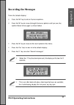 Preview for 19 page of Infotel M60 Operating Instructions Manual