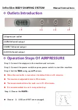 Preview for 4 page of Infra-Slim BODY SHAPING SYSTEM Manual Instructions