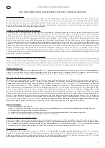 Preview for 29 page of infra world TrioSol Natura 103 Instructions For Use Manual