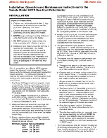 Preview for 2 page of Infrared Dynamics Sunglo A270 Installation, Operation And Maintenance Instructions