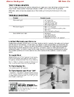 Предварительный просмотр 10 страницы Infrared Dynamics Sunglo A270 Installation, Operation And Maintenance Instructions