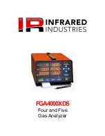 infrared industries FGA Operator'S Manual preview