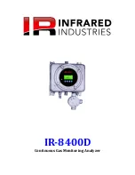 infrared industries IR-8400D Operator'S Manual preview