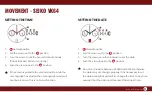 Preview for 3 page of Infrared Seiko VK64 Manual