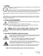 Preview for 4 page of infrasave 4002-CB Installation & Owner'S Manual