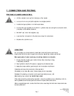 Preview for 10 page of infrasave 4002-CB Installation & Owner'S Manual