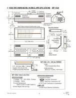 Предварительный просмотр 6 страницы infrasave IEP-1520 Installation & Owner'S Manual