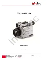 Preview for 1 page of InfraTec VARIOCAM HD User Manual