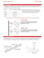 Preview for 4 page of Infratech SL 1612 Installation, Use & Care Manual