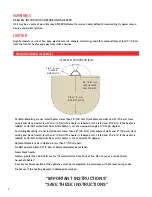 Preview for 2 page of Infratech W-1512 SS Installation, Use & Care Manual