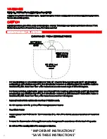 Preview for 2 page of Infratech W series Installation Use & Care Instructions