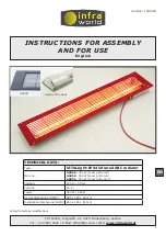 Предварительный просмотр 5 страницы Infraworld VITALlight-IPX4 A6058 Instructions For Assembly And For Use