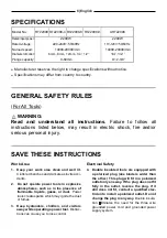 Preview for 6 page of Ingco RT22008 Manual