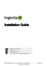 INGENIA Jupiter JUP-15/130 Installation Manual preview