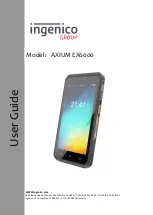 Ingenico group AXIUM EX6000 User Manual preview