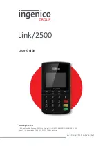 Ingenico group Link/2500 User Manual preview