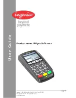 Ingenico IPP3x0-X1T series User Manual preview