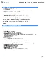 Preview for 3 page of Ingenico iWL 250 series Setup Manual