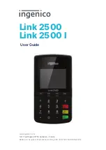 Ingenico Link 2500 User Manual preview