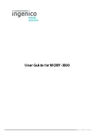 Ingenico MOBY-3000 User Manual preview