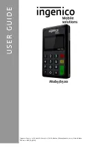 Предварительный просмотр 1 страницы Ingenico Moby/6500 User Manual