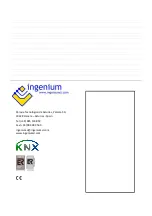 Preview for 24 page of Ingenium SRKNX Programming Manual