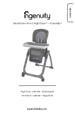 ingenuity SmartServe 4-in-1 High Chair Connolly Manual preview