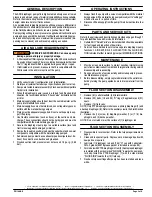 Preview for 3 page of Ingersoll-Rand 1" DIAPHRAGM PUMP PW10A-X-X Operator'S Manual