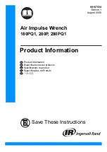 Предварительный просмотр 1 страницы Ingersoll-Rand 180PQ1 Product Information