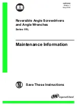 Preview for 1 page of Ingersoll-Rand 1RL Series Maintenance Information