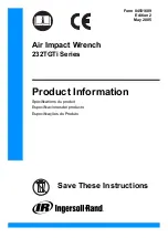 Ingersoll-Rand 232TGT Product Information preview